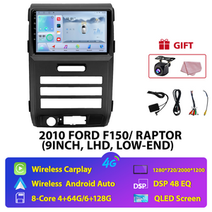 NUNOO FORD 2010 F150/RAPTOR (9 INCH, LHD, LOW-END) Voice Control Car Android Stereo