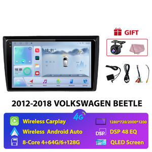 NUNOO VOLKSWAGEN Android Touch Screen Car Head Unit for 2012-2018 BEETLE (9INCH, UV BLACK)