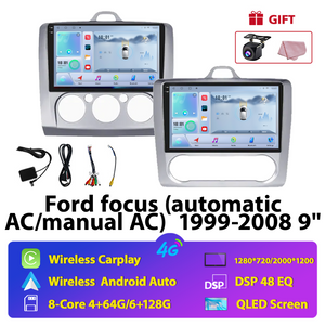 NUNOO FORD Focus (automatic AC/manual AC) 1999-2008 Wireless Carplay Car Android Radio