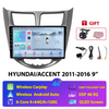NUNOO HYUNDAI ACCENT 2011-2016 9" GPS Vioce Control Car Android Player