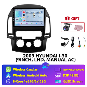 NUNOO 2009 HYUNDAI I-30 (9INCH, LHD, MANUAL AC) Touch Android Screen Car Radio