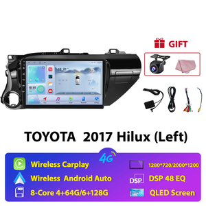 NUNOO TOYOTA 2017 Hilux (Left) Voice Control Screen Car Android Player
