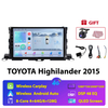 NUNOO TOYOTA Highilander 2015 DPS GPS Android Carplay Car Radio