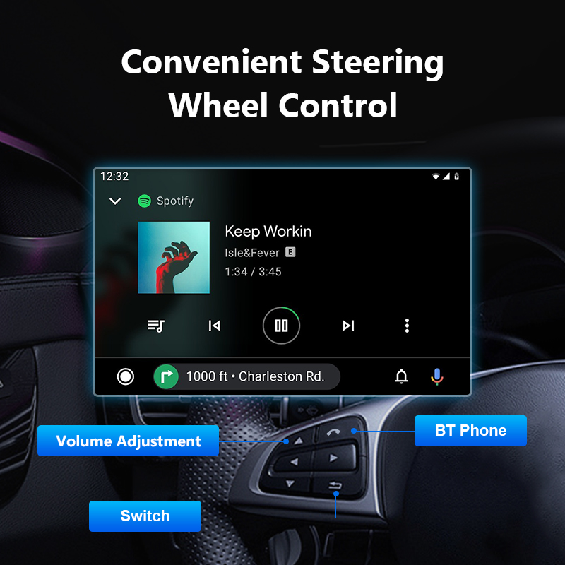 convenient steering wheel control