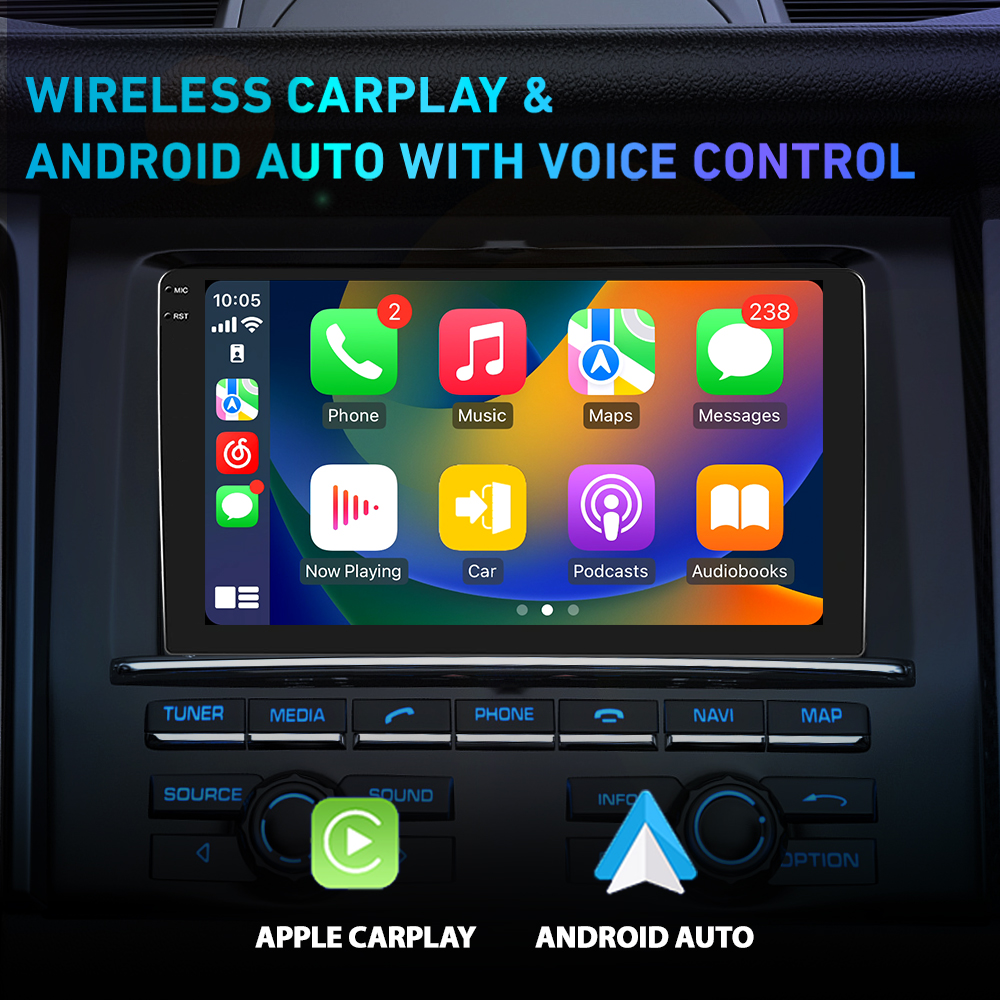 wireless carplay&android auto with voice control