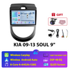 NUNOO KIA 09-13 SOUL 9 Inch Touch Screen GPS Car Android Head Unit