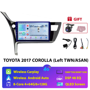 NUNOO TOYOTA HD Large Screen Car Stereo for 2017 COROLLA (Left TWN/ASAN) 