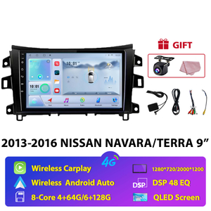 NUNOO 2013-2016 NISSAN NAVARA/TERRA 9“ Bluetooth GPS Carplay Android Car Stereo